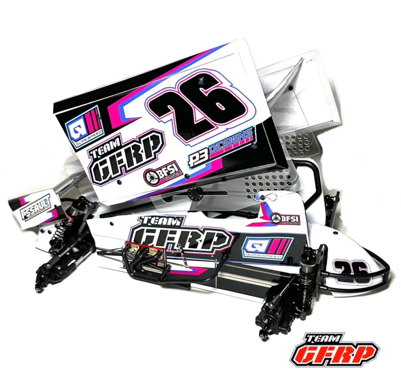2026 Assault Sprint Car Kit Team GFRP