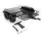 INJORA Metal Trailer with Aluminum Hitch Mount for 1/24 Axial SCX24