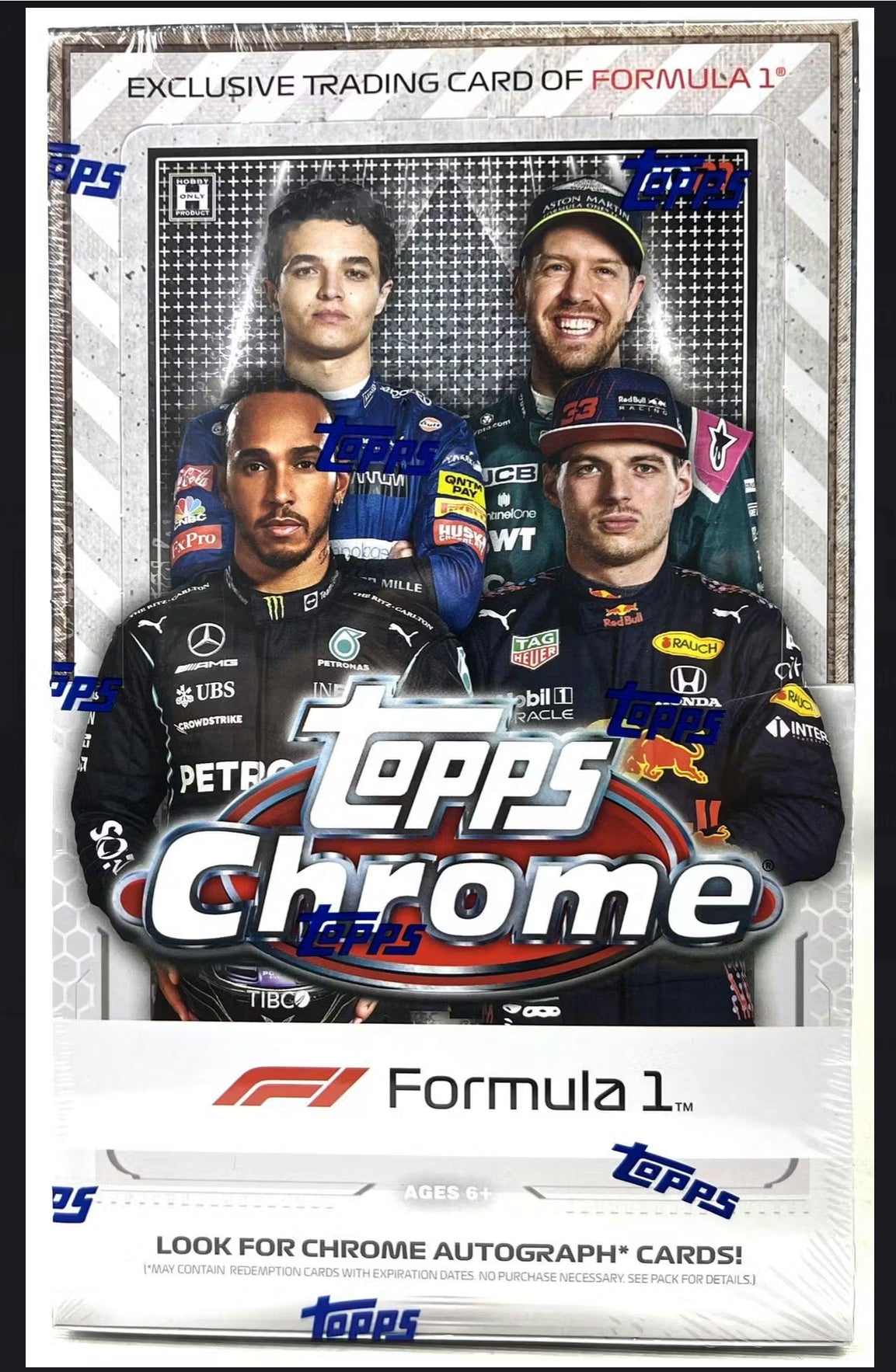 2021 Topps Chrome Formula 1 F1 Racing Hobby Box