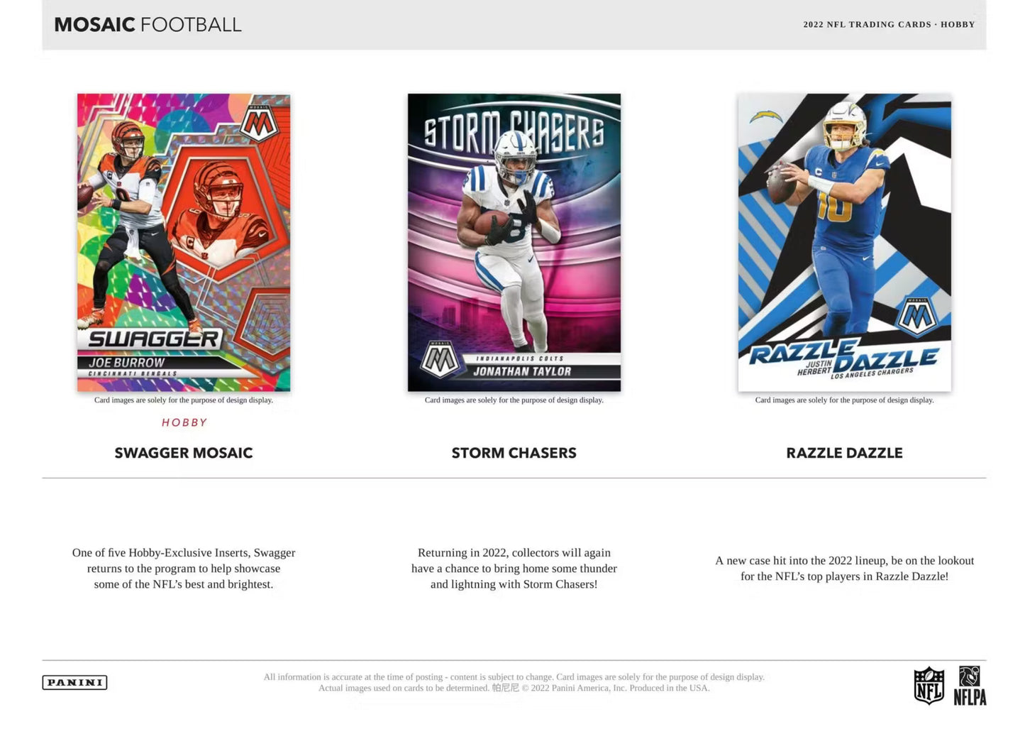 2022 Panini Mosaic Football Hobby Box