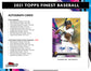 2021 Topps Finest Baseball Hobby Box
