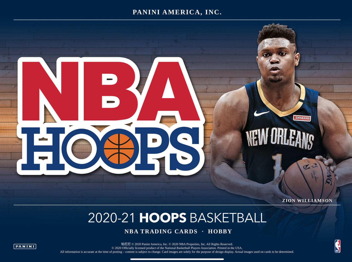 2020/21 Panini NBA Hoops Basketball Hobby Box