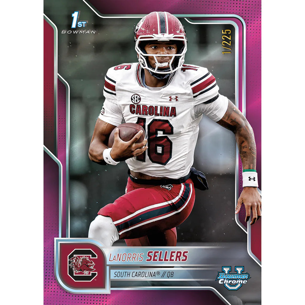 2025 Bowman University Chrome Football Factory Sealed Value Box