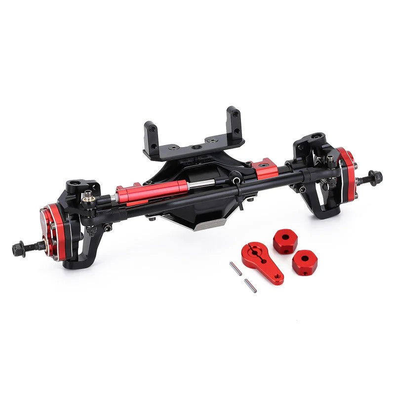 INJORA Metal Front Rear Portal Axle with Protector for SCX10 & SCX10 II (YQCQ-04)