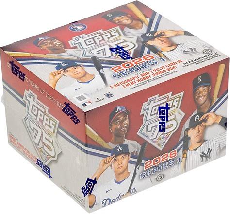 2026 Topps Series 1 Baseball Hobby Jumbo Box