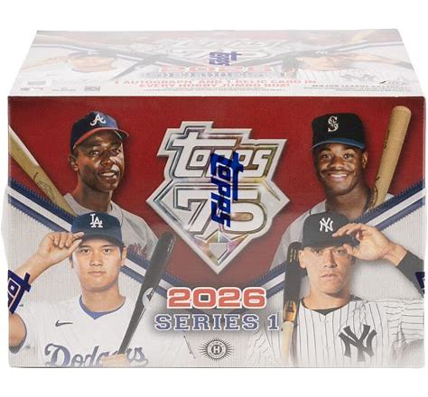 2026 Topps Series 1 Baseball Hobby Jumbo Box