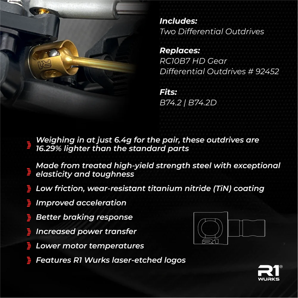 R1WURKS (B7 Series) Lightweight Differential Outdrives