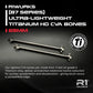 R1WURKS (B7 Series) Ultra-lightweight Titanium HD CVA Bones, 69mm