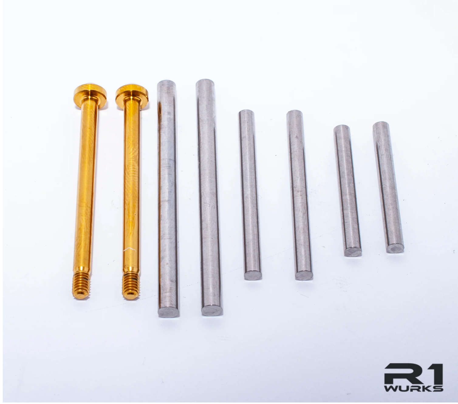 R1 Wurks DC1 Titanium Hinge Pins (Full Set) – Racer Rc