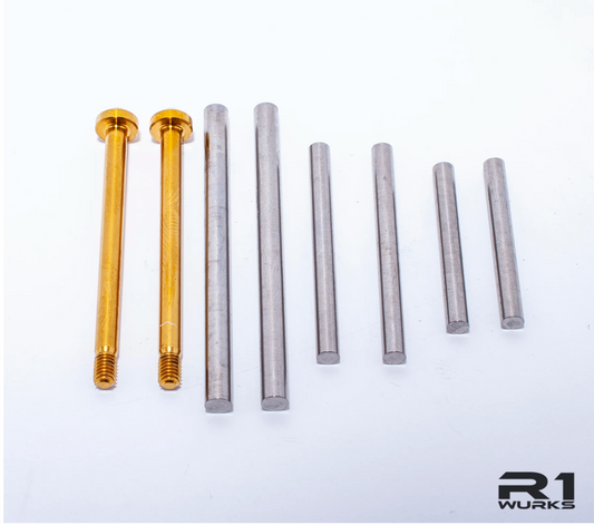 R1 Wurks DC1 Titanium Hinge Pins (Full Set)