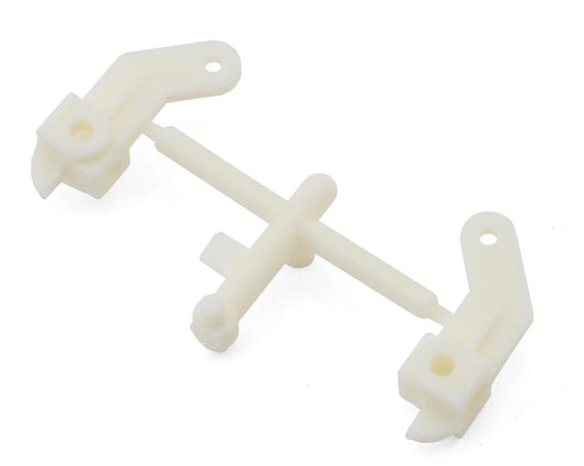 Team Associated RC10 Inline Steering Blocks (White) (2)