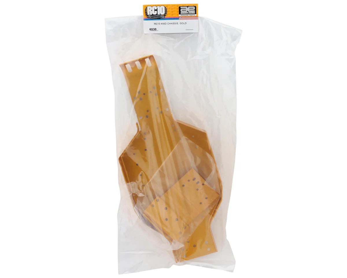 Team Associated RC10 4WD Chassis & Nose Plate (Gold)