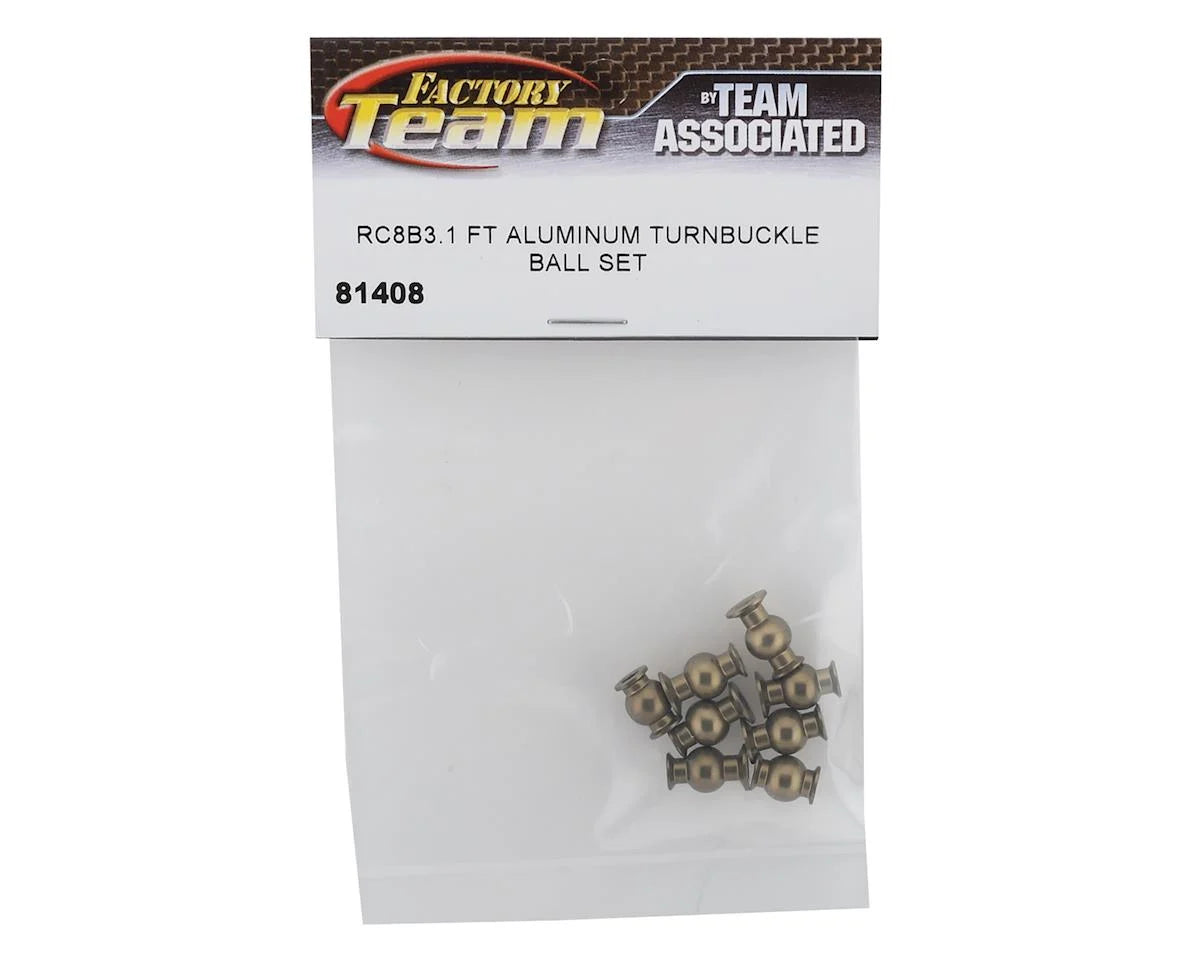 Team Associated Factory Team Aluminum Turnbuckle Ball Set (8)