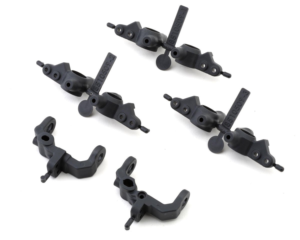 Team Associated RC10B7 Factory Team Caster & Steering Blocks (Carbon)