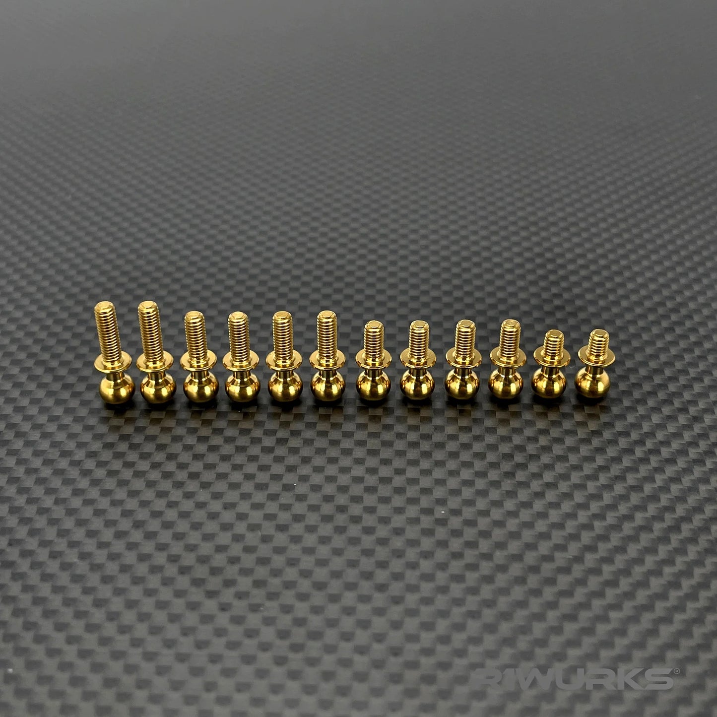 R1WURKS DC1 Titanium Nitride Coated Titanium Ball Stud kit