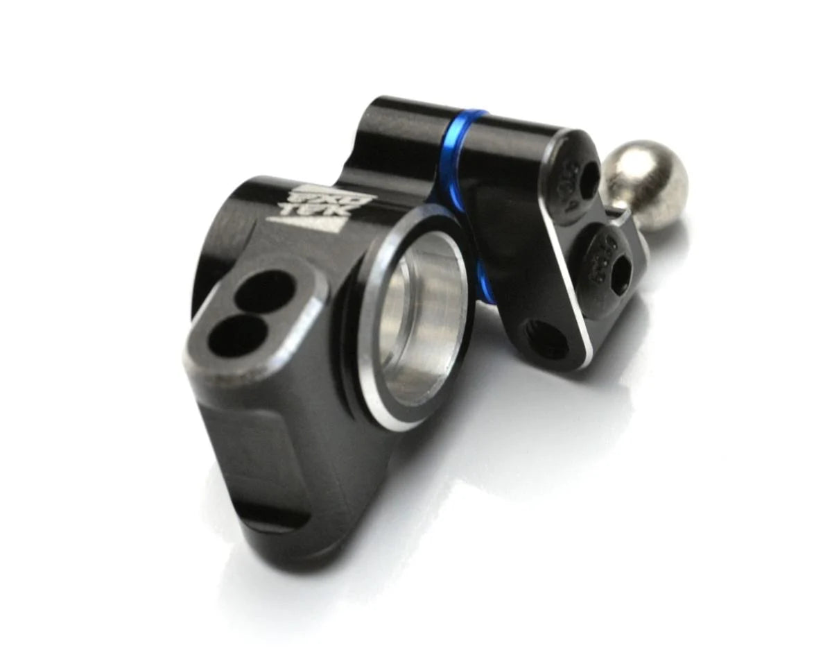 Exotek Team Associated RC10 Aluminum HD Adjustable Rear Hubs (Black) (2)