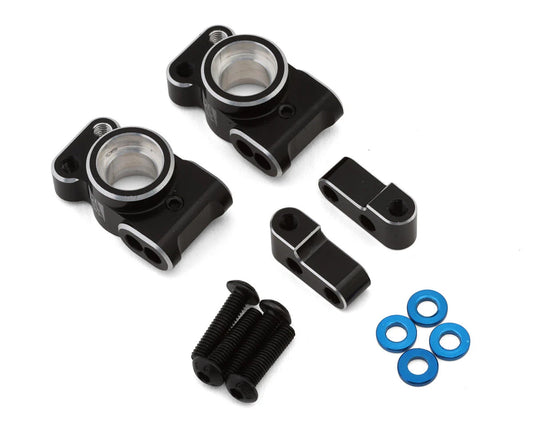 Exotek Team Associated RC10 Aluminum HD Adjustable Rear Hubs (Black) (2)