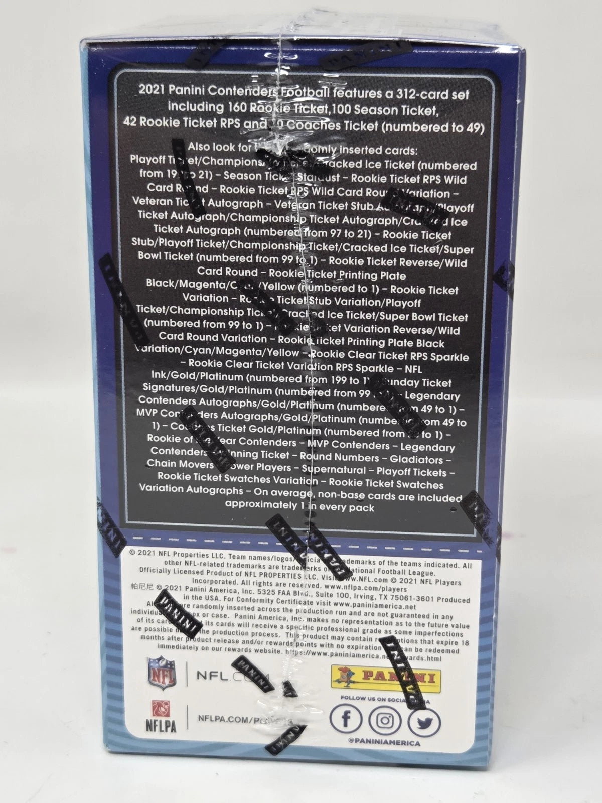 2021 Panini Playoff NFL Contenders Football Box New Sealed 42 cards 1 Auto or Memorbilia