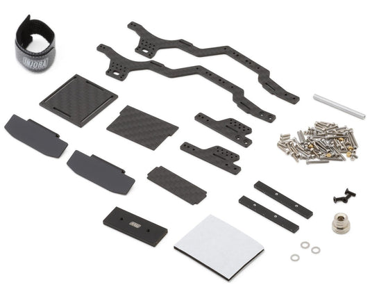 Injora Axial SCX24 Carbon Fiber Universal LCG Chassis Frame Kit