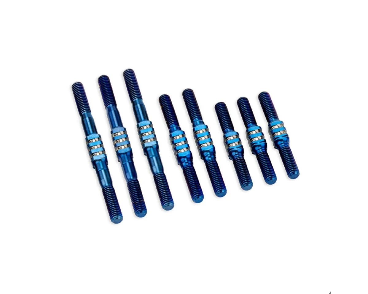 JConcepts RC10 Classic Fin Titanium Turnbuckle Set (8) (Black)