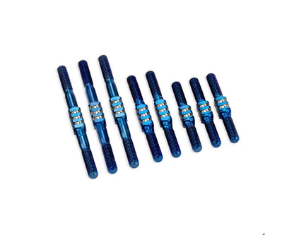 JConcepts RC10 Classic Fin Titanium Turnbuckle Set (8) (Black)