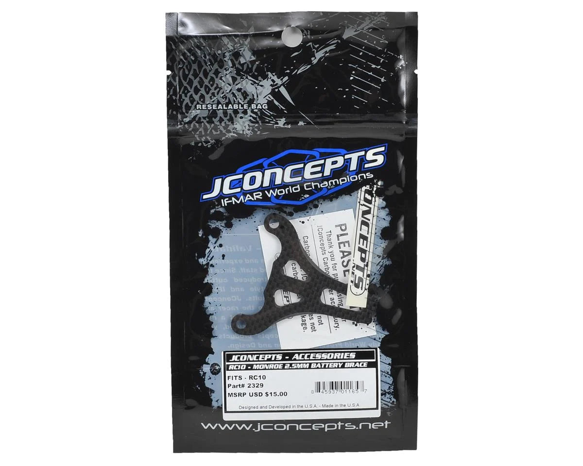 JConcepts RC10 Monroe Carbon Fiber Battery Brace