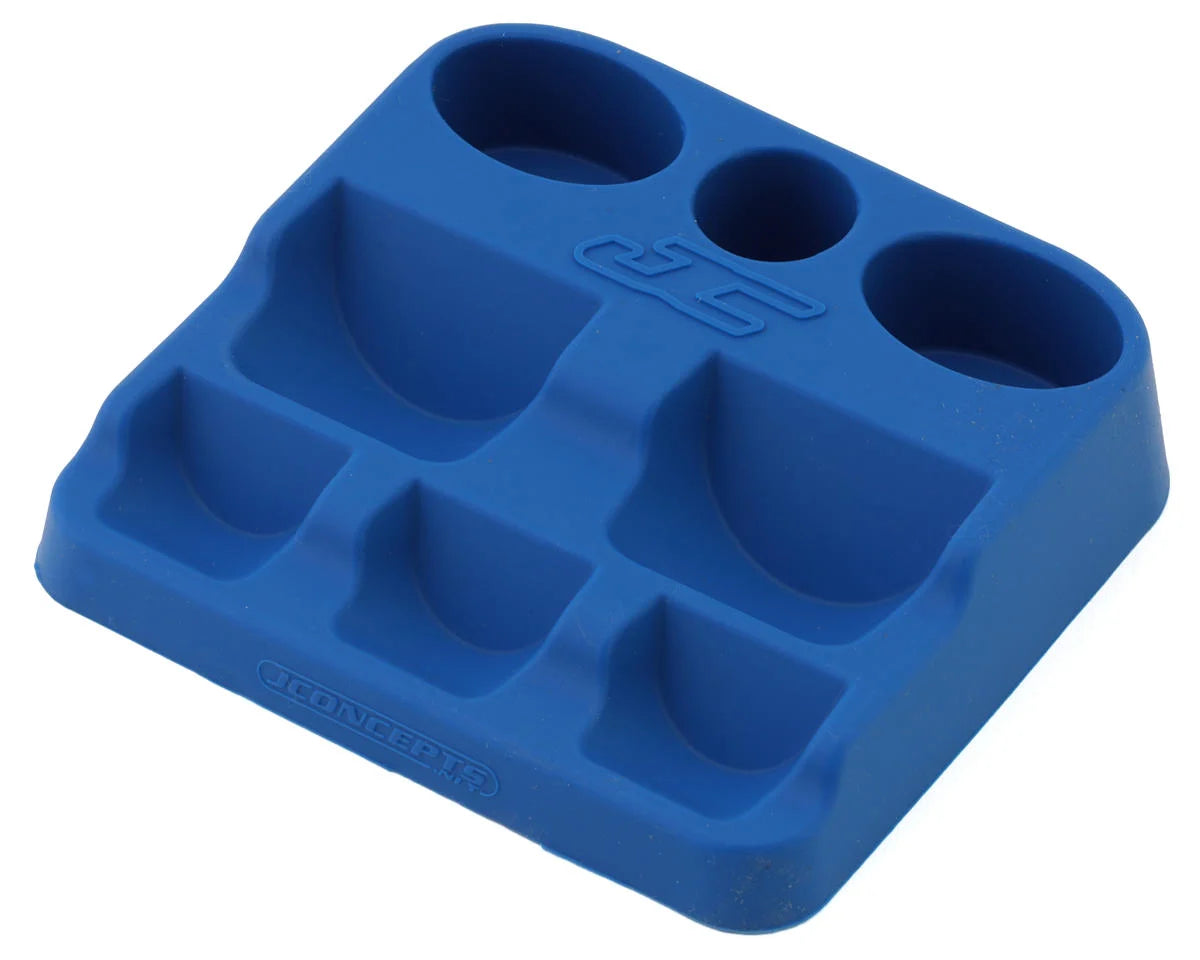 JConcepts Fluids & Grease Holding Station (Blue)