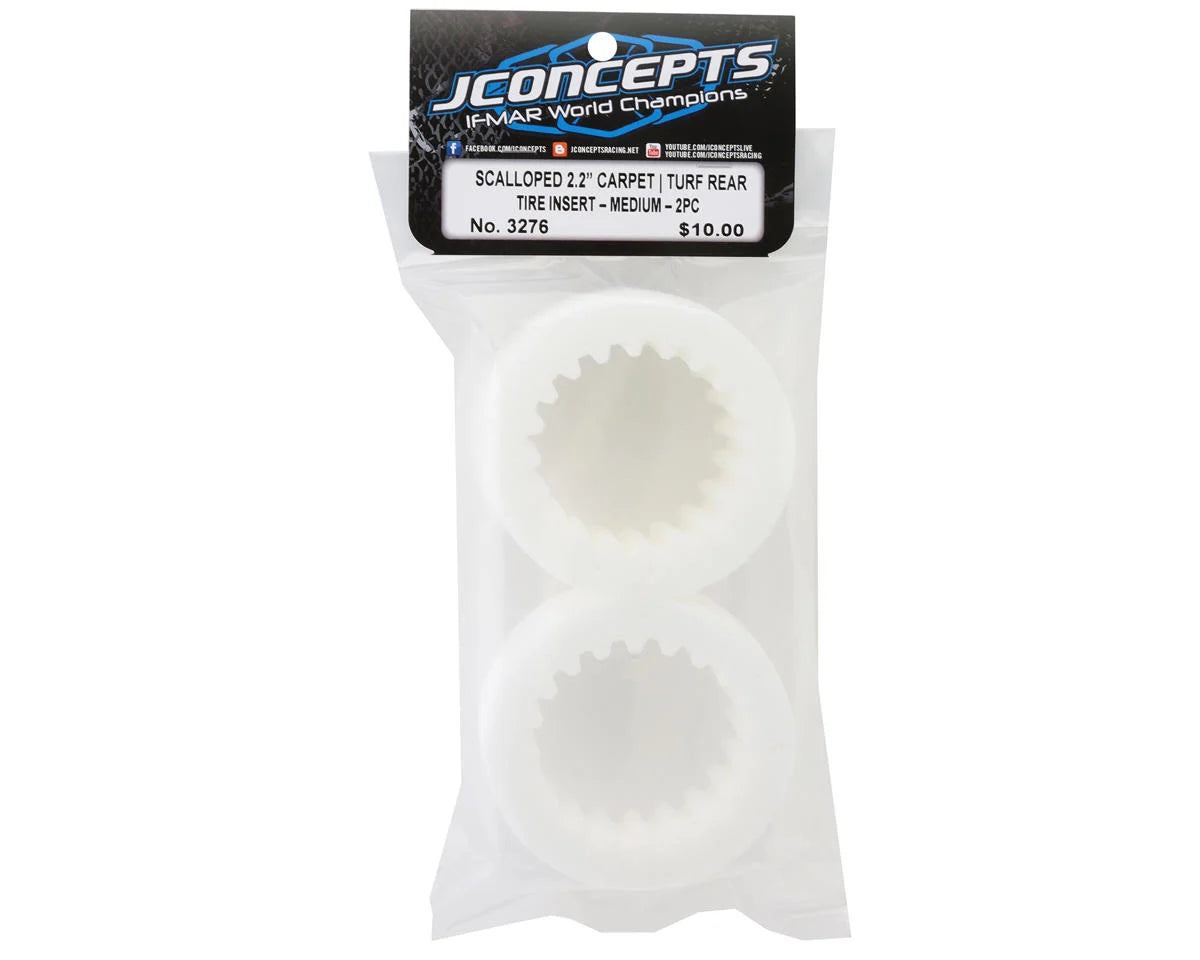 JConcepts 2.2" Scalloped Rear Insert (2) (Turf/Carpet)