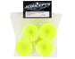 JConcepts 2.2" Bearing Front Stadium Truck Wheels (Yellow) (4) (RC10T/T2/T3/GT)