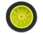 JConcepts Smoothie 2 2.2" Pre-Mounted 2WD Front Buggy Tires (Yellow) (2) (Silver) w/12mm Hex