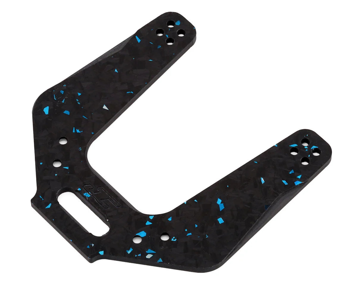 JConcepts RC10 '89 Masami Stealth Forged Carbon Front Shock Tower (Blue) (Standard)