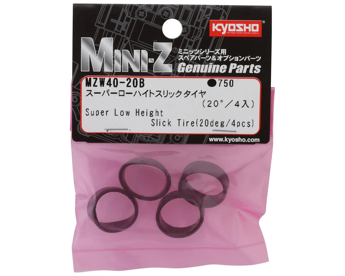 Kyosho Super Low Height Slick Tire (4) (20 Deg)