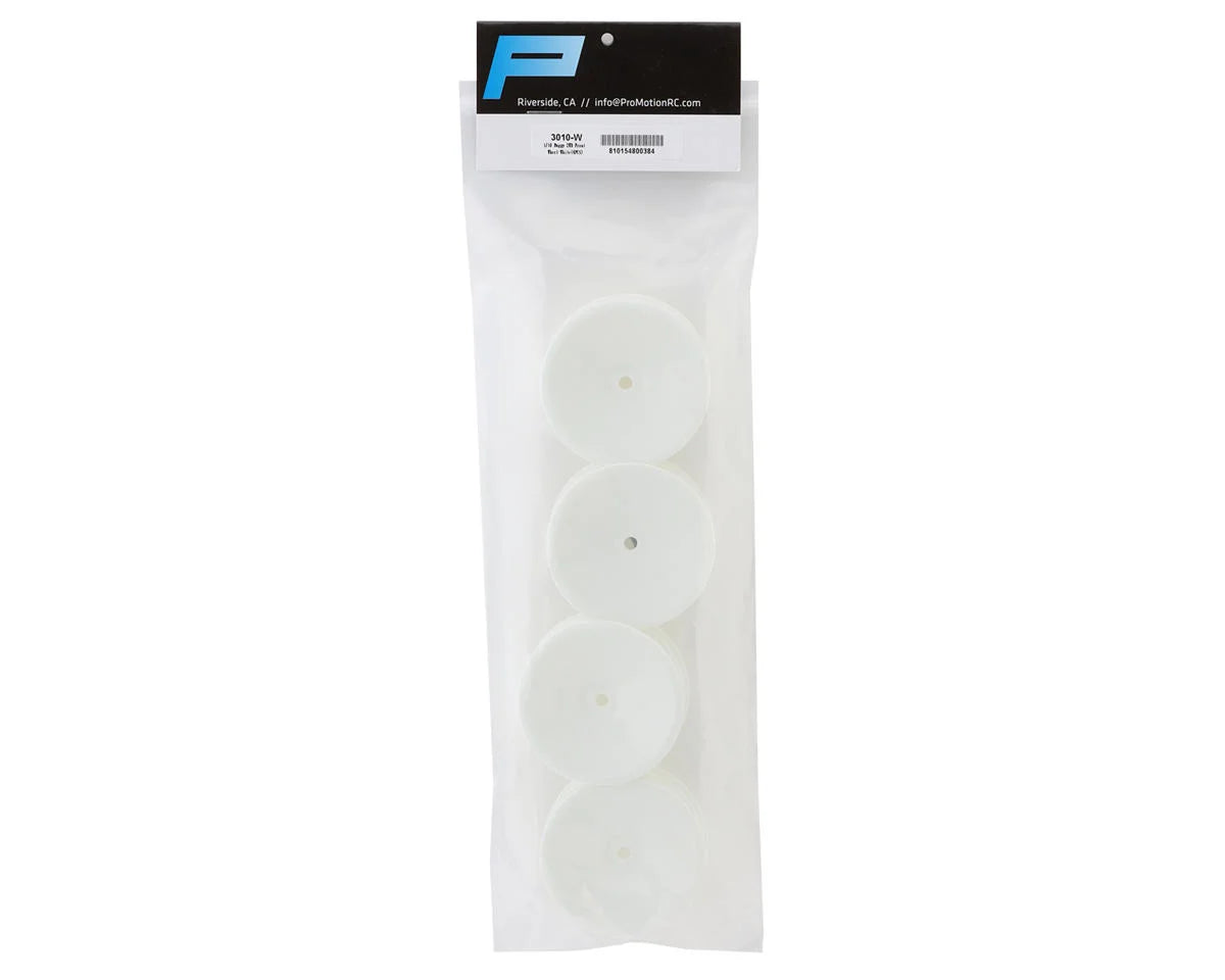 Pro-Motion 2.2" 2WD Front Buggy Wheels (White) (4) w/12mm Hex