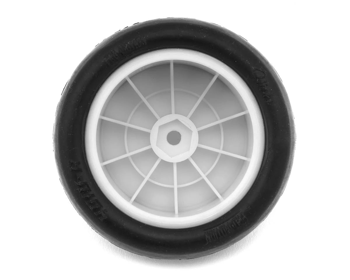 Pro-Motion Slicks 2.2'' Rear 1/10 Buggy Pre-Mount Tires (White) (2) (Clay)