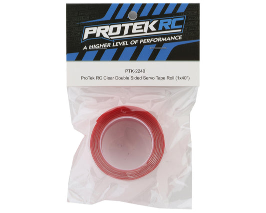 ProTek RC Clear Double Sided Servo Tape Roll (1x40")