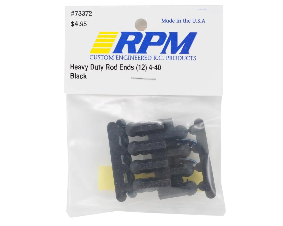 RPM Heavy Duty 4-40 Rod Ends (Blue) (12)