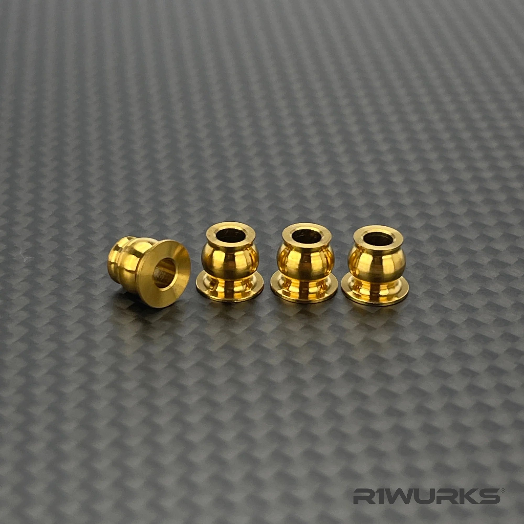 R1WURKS Titanium Lower Shock Pivot Balls – Racer Rc