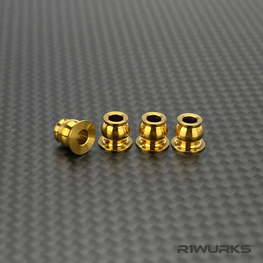 R1WURKS Titanium Lower Shock Pivot Balls