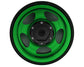 Treal Hobby Type B 1.0" 5-Spoke Beadlock Wheels (Black/Green) (4) (22.4g)