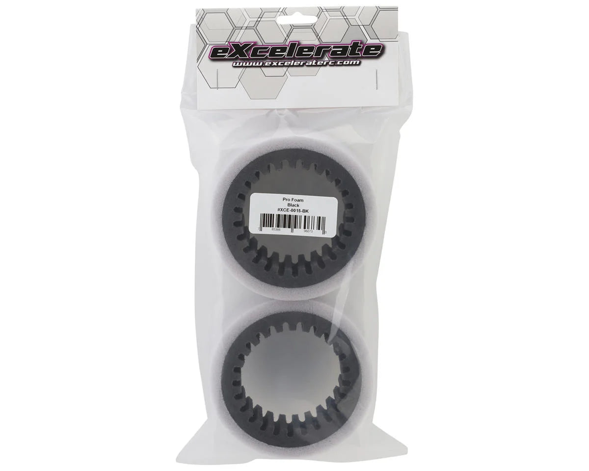 eXcelerate Pro Foam 2-Stage Drag Racing Inserts (2) (Black)