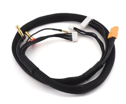 MACLAN MAX CURRENT 2S/4S CHARGE CABLE FOR ICHARGER X6 AND ISDT (BLACK)