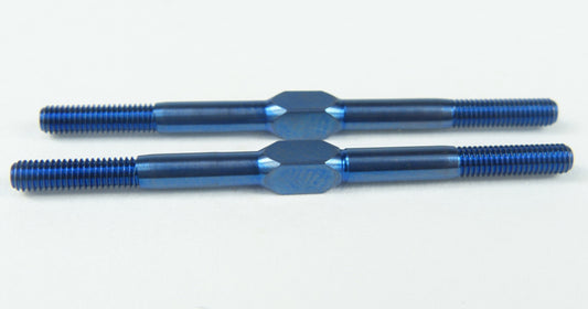 Custom Works PATRIOT TRUESPEED 2″ BLUE TITANIUM TURNBUCKLES (pr)