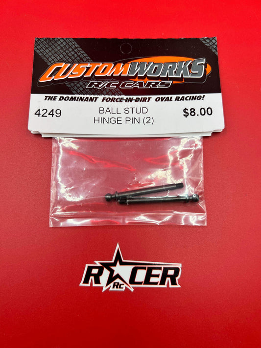 Custom Works PATRIOT BALL STUD HINGE PIN (2)