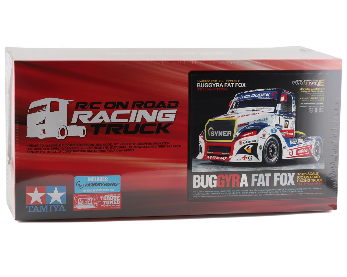 Tamiya 58661: 14 Rc Buggyra Fat Fox Racetruck Tt-01E Voiture Tamiya 58661: 14 Rc Buggyra Fat Fox Racetruck Tt-01E Voiture