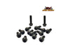 RC Speed Secrets 56PCS- AE B6.3/B6.2/B6.1 SERIES V2 TITANIUM UPPER SCREW KIT-