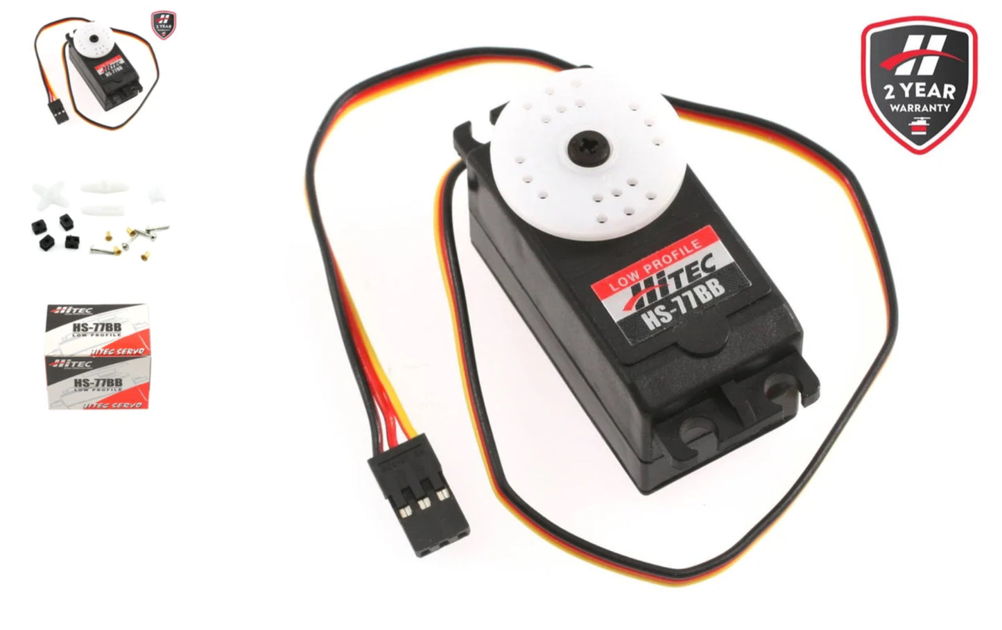 Hitec HS-77BB Servo Low Profile BB Universal