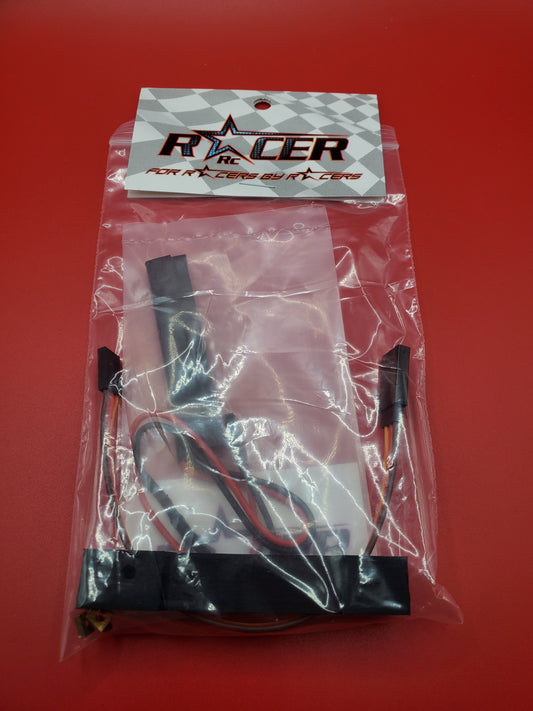 Racer RC Rear Spoiler Light Bar (RX Power) red leds