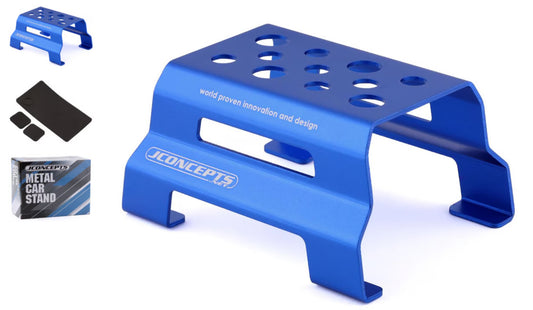 JConcepts Metal Car Stand (Blue)