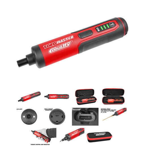Team Corally - Torq Master - Cordless Screwdriver with Digital Torque Control - Li-Ion 3.6V - 1pc