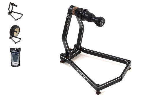 JConcepts 1/10 & 1/8 Aluminum Tire Balancer w/Case (Black)